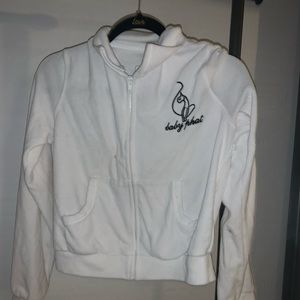 White Baby Phat velour jacket